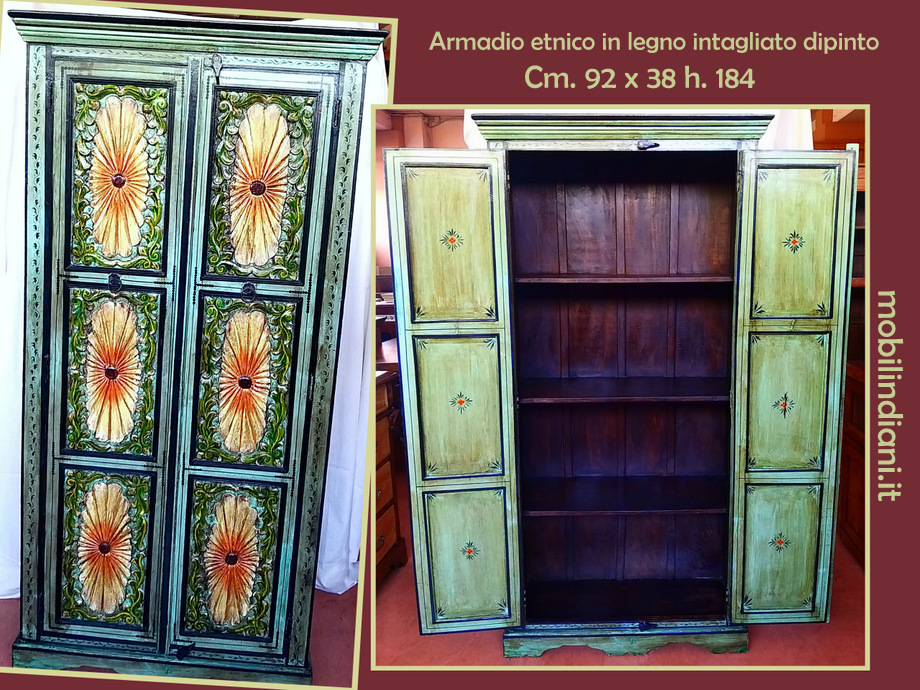 armadio vintage indiano